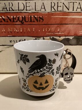 Prima Design Halloween Crow and Pumpkin Mug 🎃